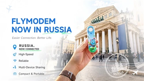FLYMODEM Portable WiFi Officially Enters Russia, FLYMODEM Global Check-In Cam...